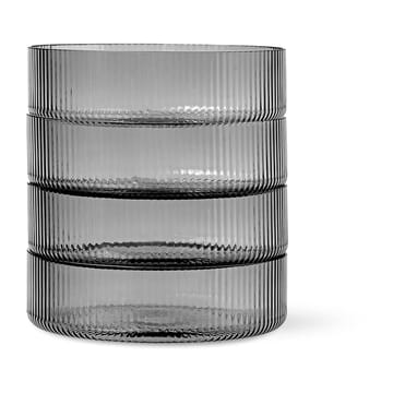 Ripple morgenmadsskål 4-pak - Smoked grey - Ferm Living