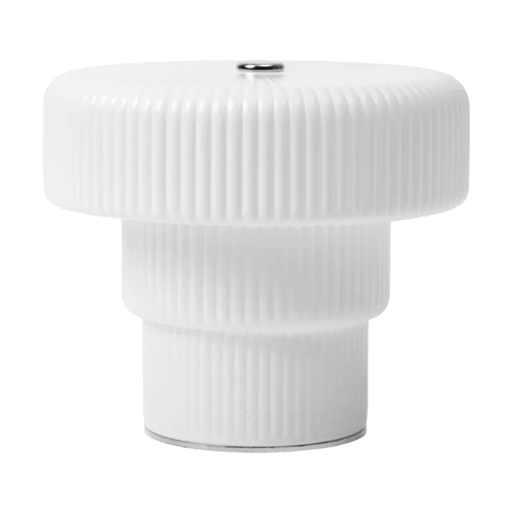 Ripple portable bordlampe 10 cm - White - Ferm Living