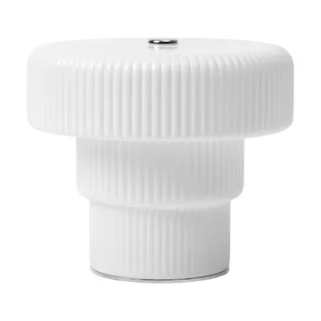 Ripple portable bordlampe - White, 10 cm - Ferm Living