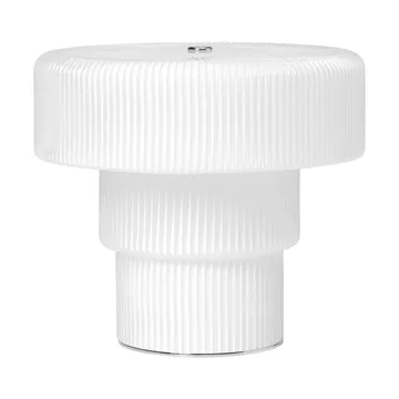 Ripple portable bordlampe - White, 16,5 cm - Ferm Living