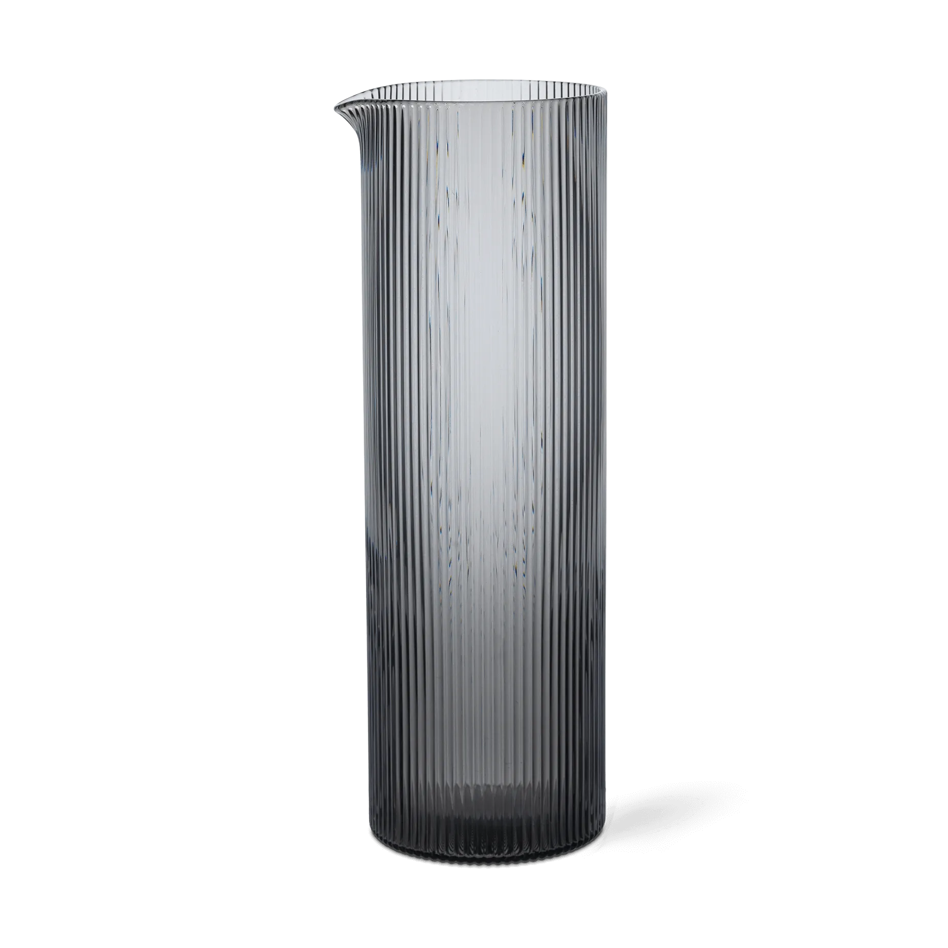 Ripple vandkaraffel 1,12 L, Smoked grey Ferm Living
