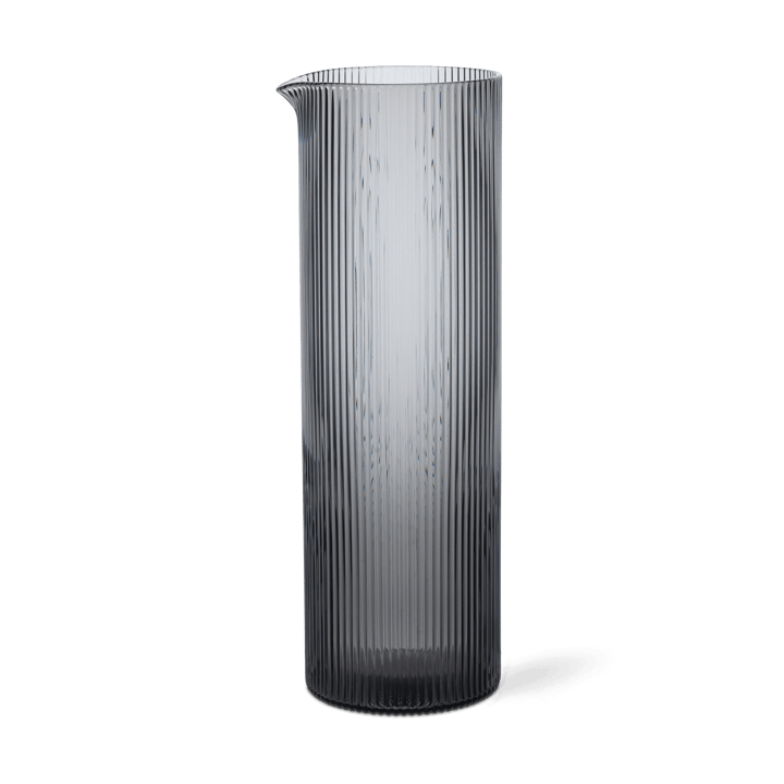 Ripple vandkaraffel 1,12 L - Smoked grey - Ferm Living