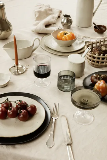 Ripple vinglas 2-pak - Klarglas - Ferm Living