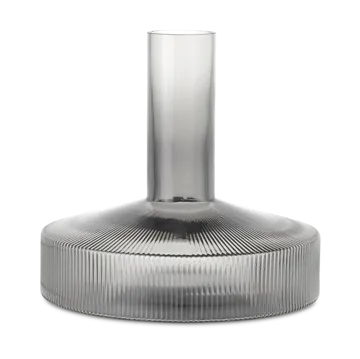 Ripple vinkaraffel - Smoked Grey - Ferm Living