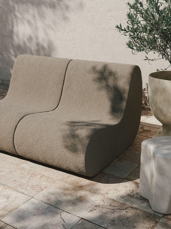 Rouli center module pure bouclé modulsofa, Sand Ferm Living