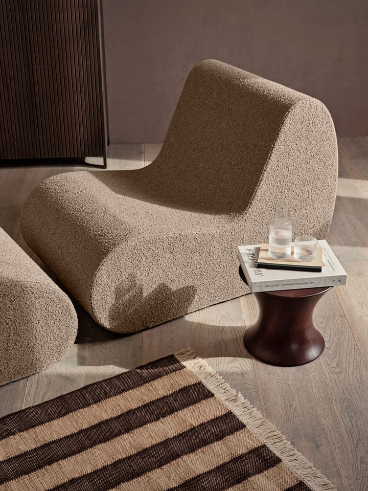 Rouli center module pure bouclé modulsofa - Sand - ferm LIVING