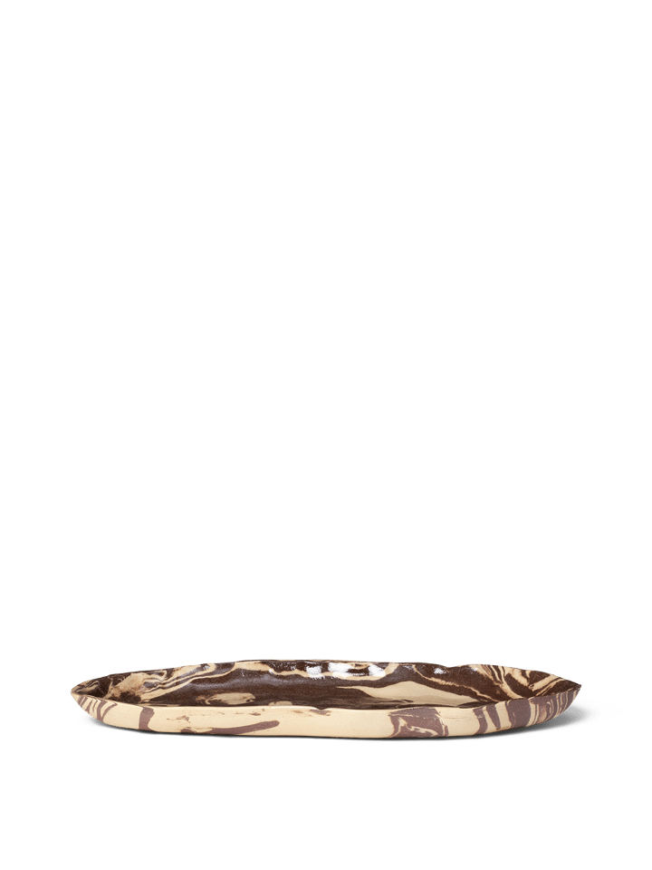 Ryu tallerken 37 cm - Sand-brun - Ferm Living
