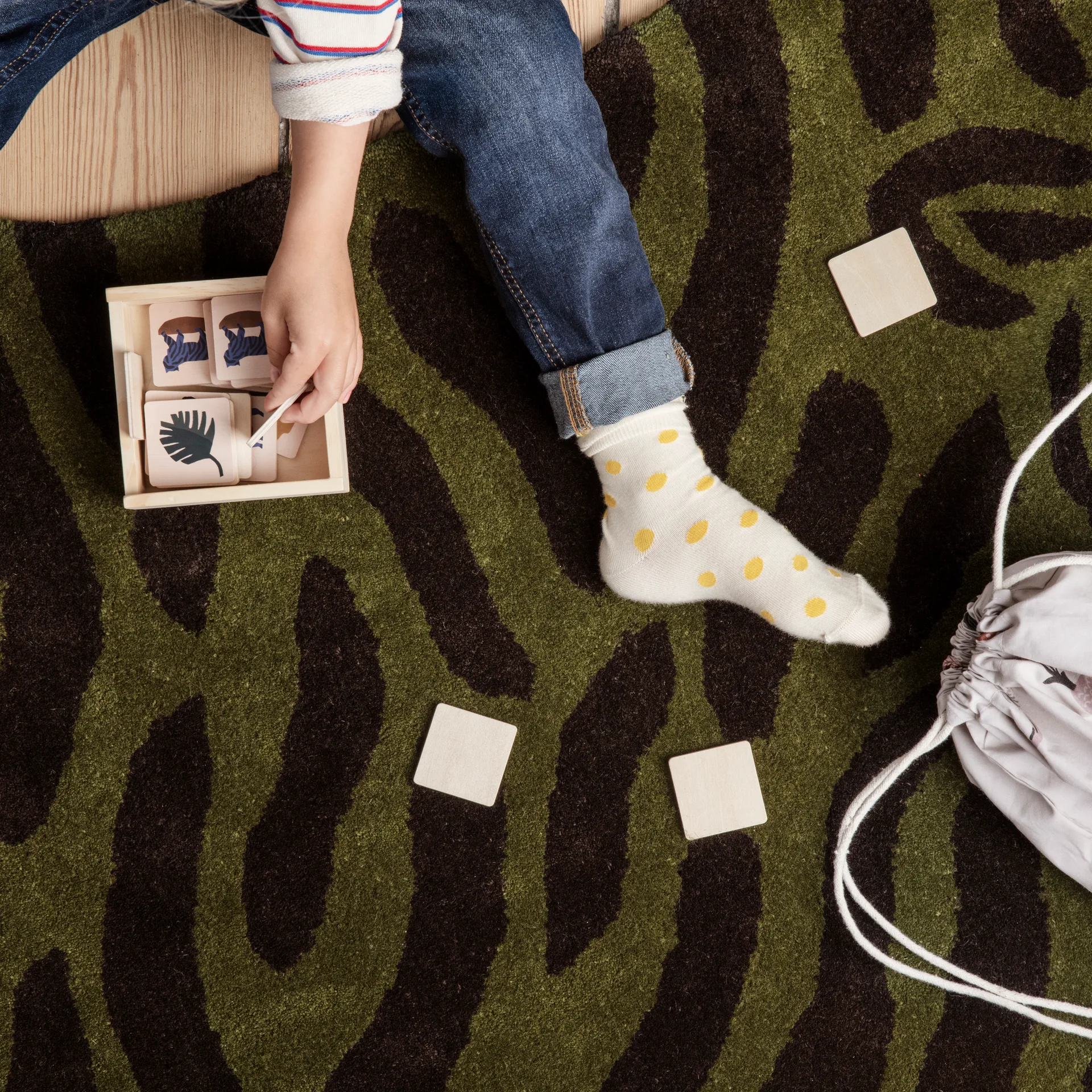 Safari tæppe, tiger Ferm Living