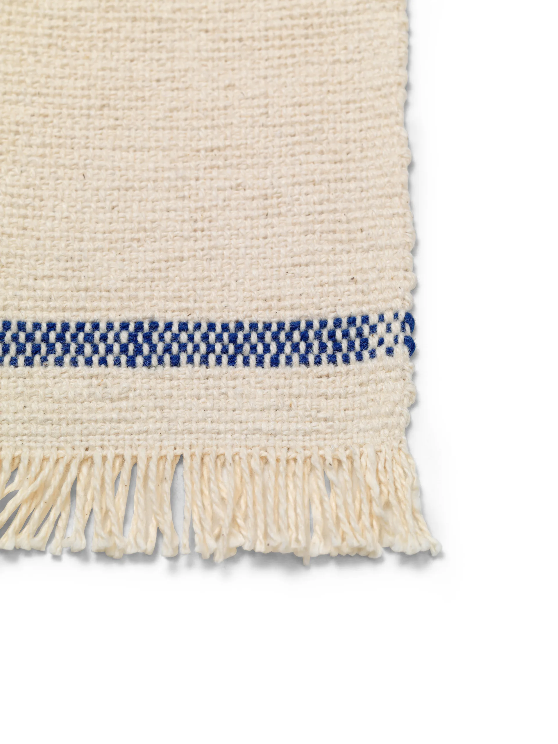 Savor coasters 4-pak 10x14 cm, Offwhite/Blue Ferm Living