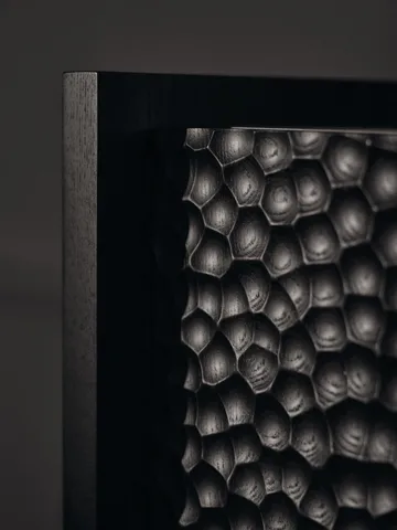 Scarni skab - Mørkbejset ask, 38x40x100 cm - Ferm Living