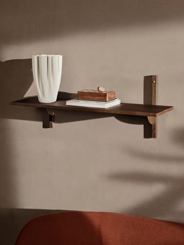 Sector hylde L/S - Smoked Oak, brass - Ferm Living
