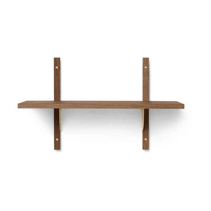 Sector hylde S/S - Smoked Oak, brass - Ferm Living