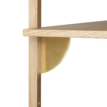 Sector hylde triple wide - Eg/Messing - Ferm Living