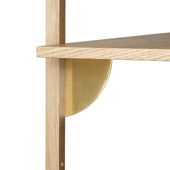 Sector hylde triple wide, Eg/Messing Ferm Living