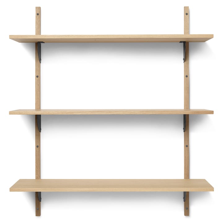 Sector hylde triple wide - Eg/Sort - Ferm Living