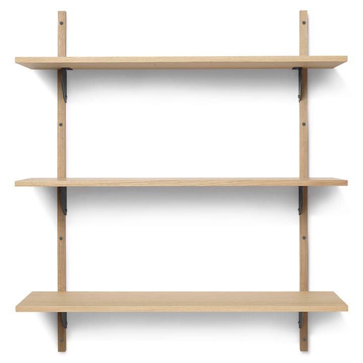 Sector hylde triple wide - Eg/Sort - ferm LIVING