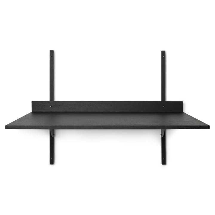 Sector skrivebord - Black ash/Black brass - ferm LIVING