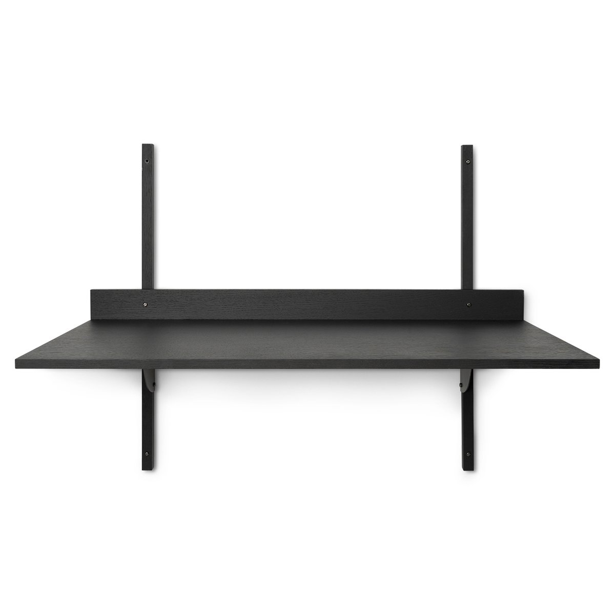 ferm LIVING Sector skrivebord Black ash/Black brass