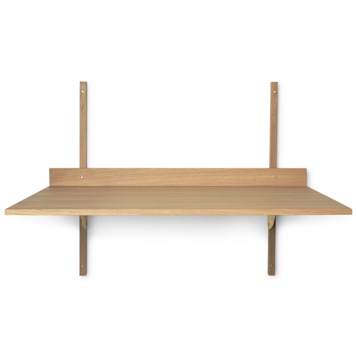 Sector skrivebord - Oak/Brass - Ferm Living