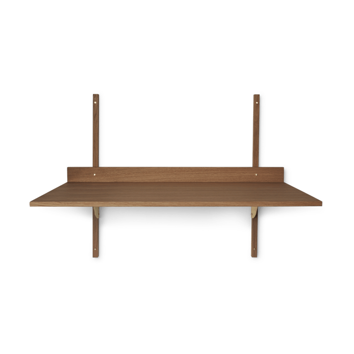 Sector skrivebord - Smoked Oak, brass - Ferm Living