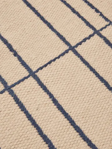 Sen tæppe - Parchment-indigo, 80x200 cm - Ferm Living