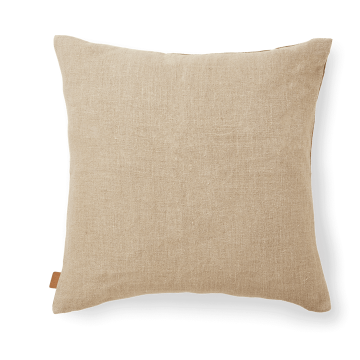 Senti Stripe pude 50x50 cm, Dark sand-linen Ferm Living