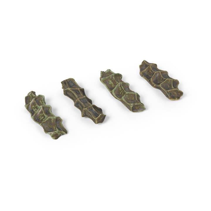 Serre bestikholder 4-pak - Moss green - Ferm Living