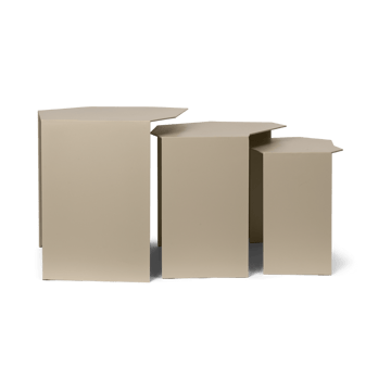 Shard cluster bord 3 stk - Cashmere - Ferm Living