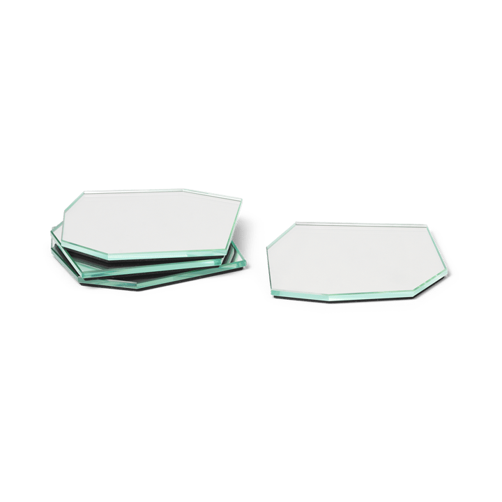 Shard coasters 4-pak - Mirror - Ferm Living