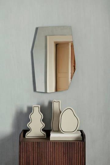 Shard spejl 50,5x76,4 cm - Black - ferm LIVING