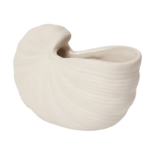 Shell krukke, Off-white, 11x5,5x7,7 cm Ferm Living