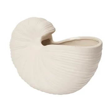 Shell krukke - Off-white, 23x11,5x16 cm - Ferm Living