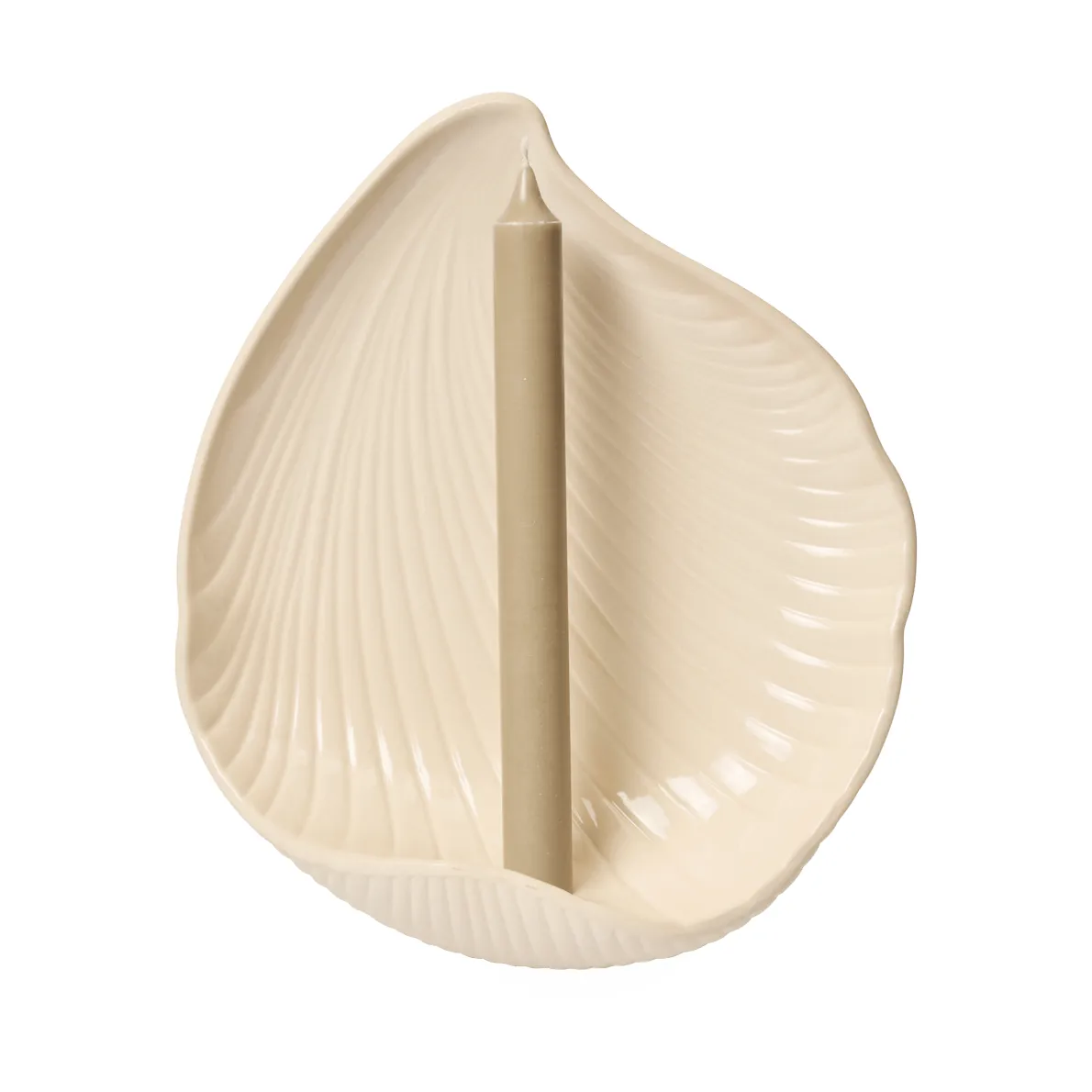 Shell væglysestage, Off-white, 24x9,5x28,2 cm Ferm Living