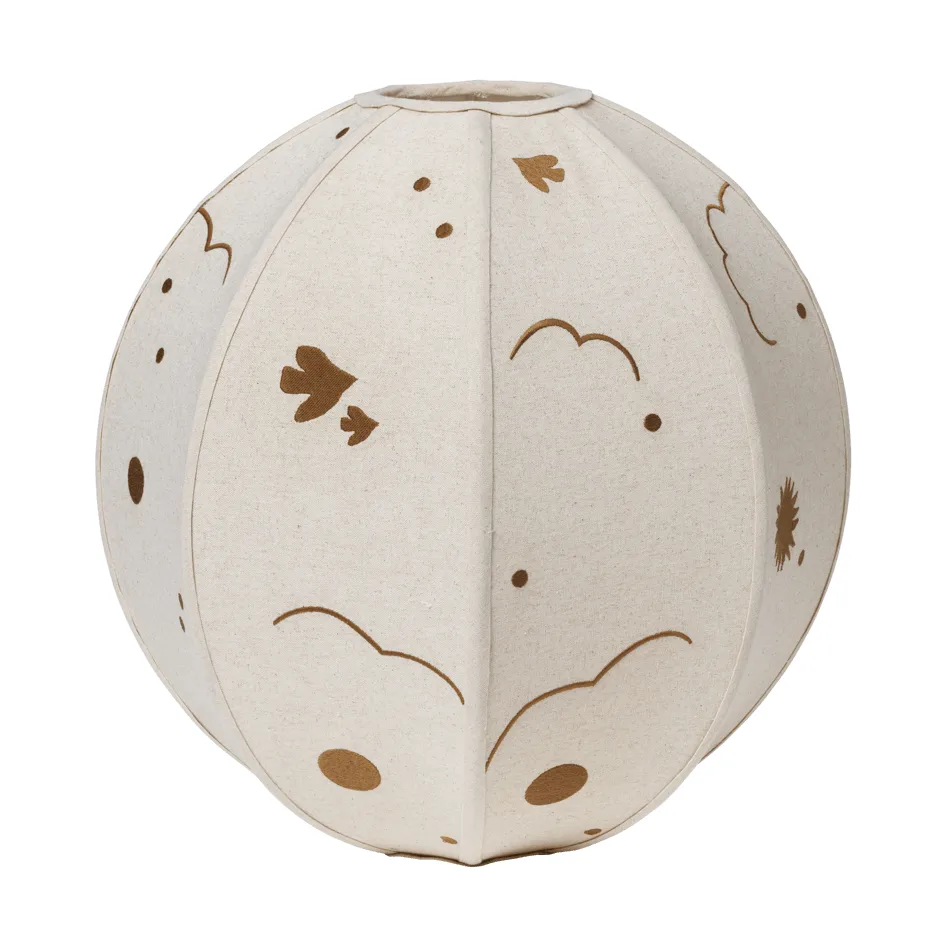 Skye lampeskærm, Natural-bronze, Ø45 cm Ferm Living