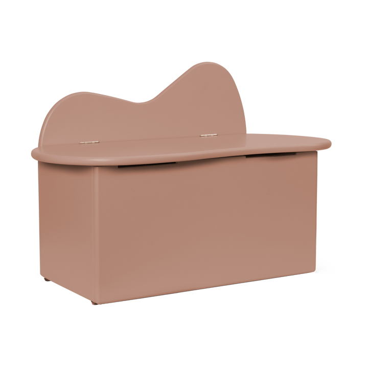 Slope bænk med opbevaring 75x38x51 cm - Rose - Ferm Living