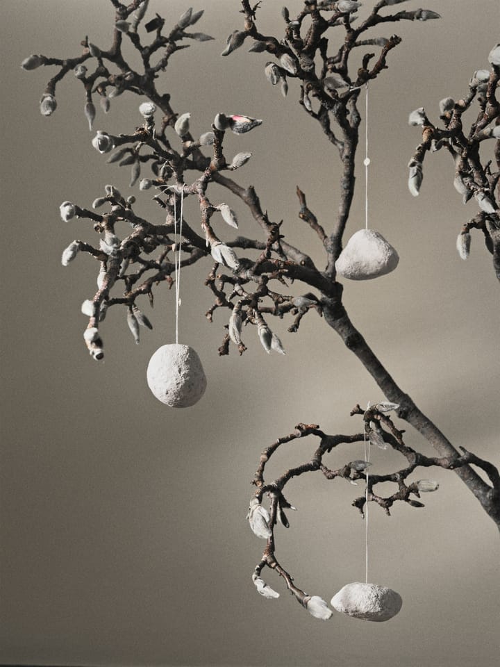 Snowball ornaments juletræspynt 3 dele, White Ferm Living