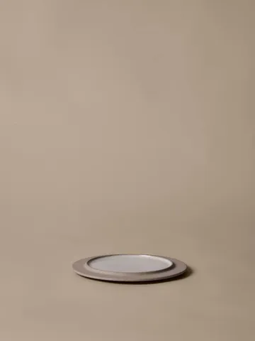 Sonae tallerken 2-pak - Grey-white, Ø22 cm - Ferm Living