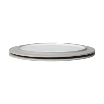 Sonae tallerken 2-pak - Grey-white, Ø25 cm - Ferm Living