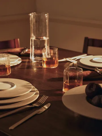 Sonae tallerken 2-pak - Grey-white, Ø25 cm - Ferm Living