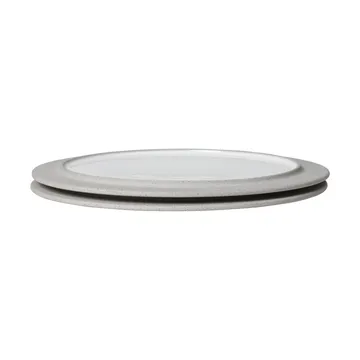 Sonae tallerken 2-pak - Grey-white, Ø28 cm - Ferm Living