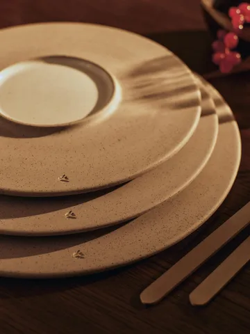 Sonae tallerken 2-pak - Grey-white, Ø28 cm - Ferm Living