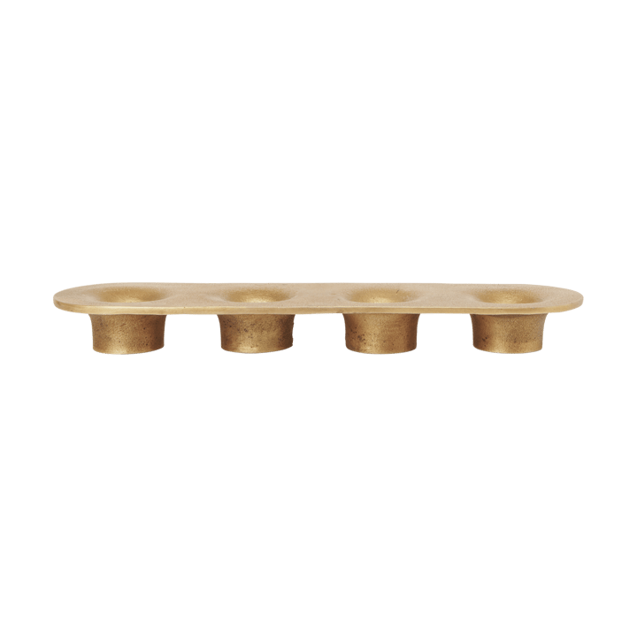 Soothe 4 lysestage 8x29 cm - Brass Finish - Ferm Living