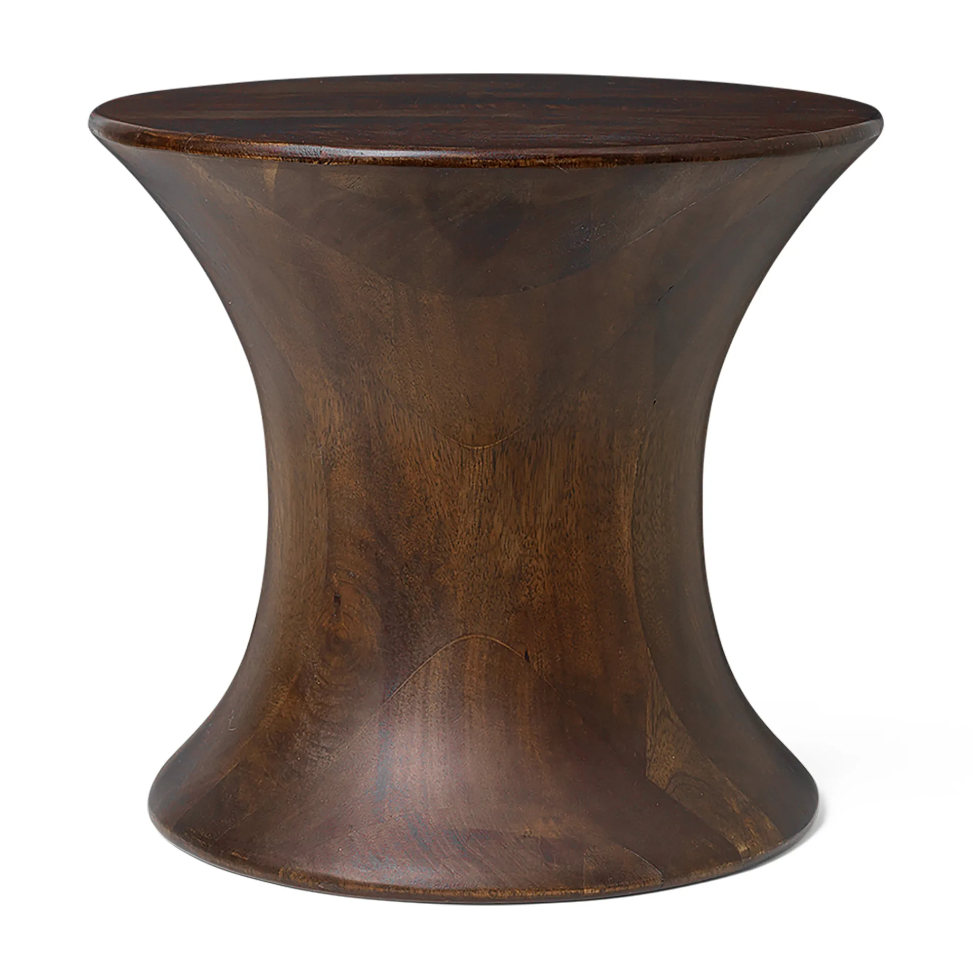 Spin rund skammel 30 cm, Mangotræ, Ø33,5x30 cm Ferm Living