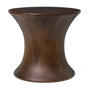 Spin rund skammel 30 cm - Mangotræ, Ø33,5x30 cm - Ferm Living
