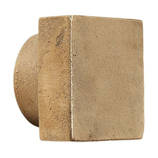 Square krog large, Casted brass Ferm Living