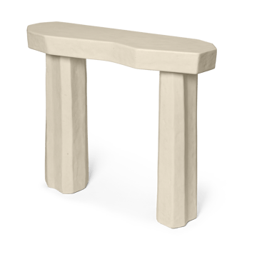 Staffa console table aflastningsbord 33,4x100,8x85 cm - Ivory - ferm LIVING