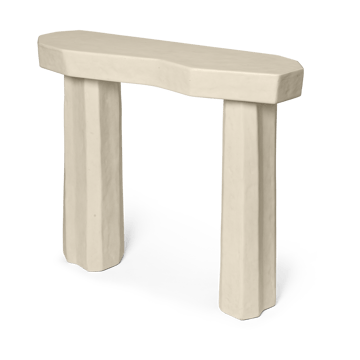 Staffa console table aflastningsbord 33,4x100,8x85 cm - Ivory - Ferm Living