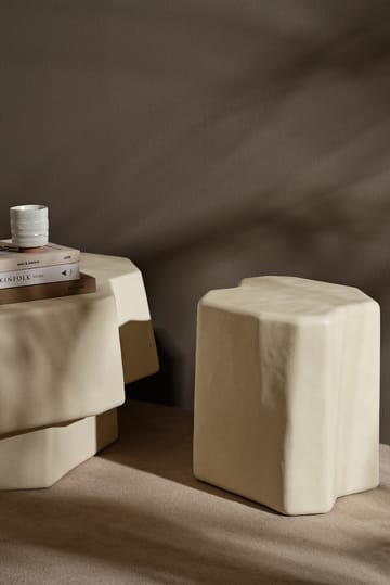 Staffa skammel - Ivory - Ferm Living