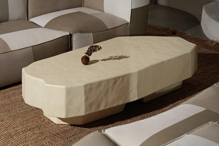 Staffa sofabord 163,5x82,4 cm - Ivory - ferm LIVING