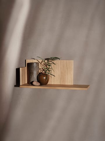 Stagger hylde low - Oiled Oak - Ferm Living